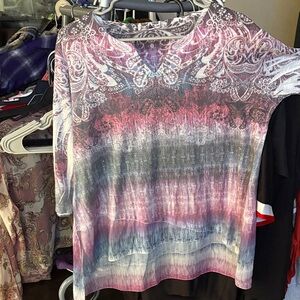 Chic Ombre Long Sleeve Top